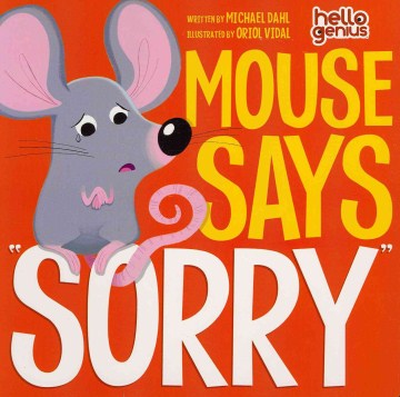 Mouse says "sorry" book cover