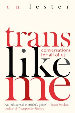 Catalog record for Trans like me : conversations for all of us