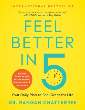 Feel better in 5 : your daily plan to feel great for life book cover