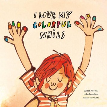I love my colorful nails book cover