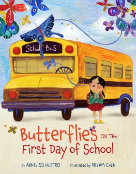 پروانه ها در روز اول مدرسه، جلد کتاب