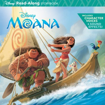 Moana Read-along and Storybook CD, book cover