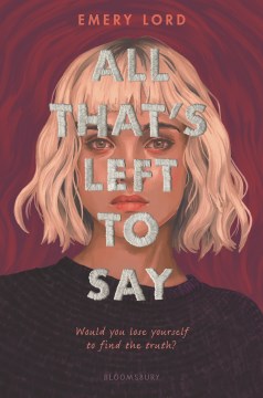 All That’s Left to Say, book cover