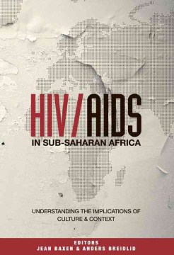サハラ以南のアフリカにおけるHIV / AIDS：文化的背景の意味を理解する、本の表紙