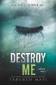 Destroy Me, book cover