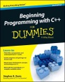 Beginning Programming With C++ for Dummies, book cover