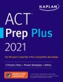ACT Prep Plus 2021，书的封面