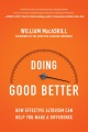 Doing Good Better, book cover