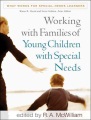 特別な支援が必要な幼い子どもの家族と協力する、本の表紙