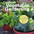 容器蔬菜园艺：在每个空间的盆中种植农作物，书籍封面