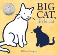大きな猫、小さな猫のブックカバー