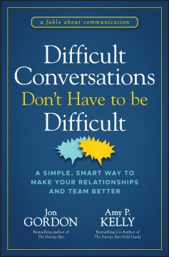 Book Cover for Difficult conversations don't have to be difficult :
