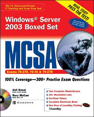 MCSA Windows Server 2003 Boxed Set (Exams 70-270, 70-290, and 70-291)