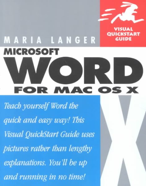 Word X for Mac OS X : Visual QuickStart Guide