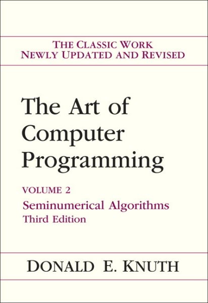 The Art of Computer Programming Volume 2