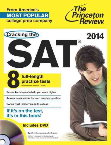 Cracking the Sat With 8 Practice Tests & Dvd, 2014