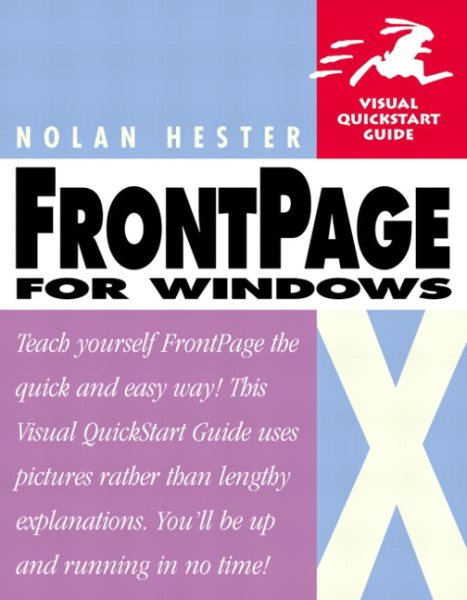 FrontPage X for Windows: Visual QuickStart Guide