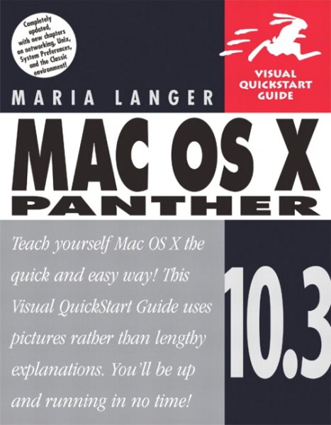 Mac OS X Panther: Visual QuickStart Guide