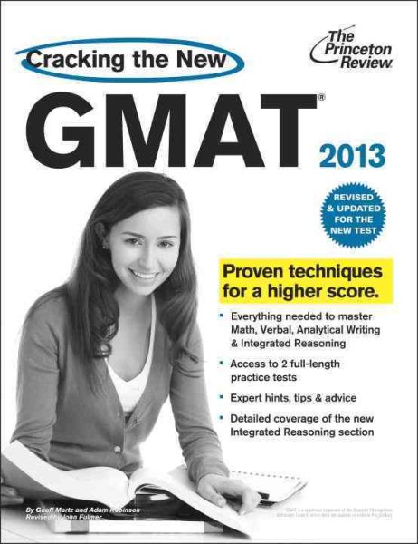 Cracking the New Gmat, 2013