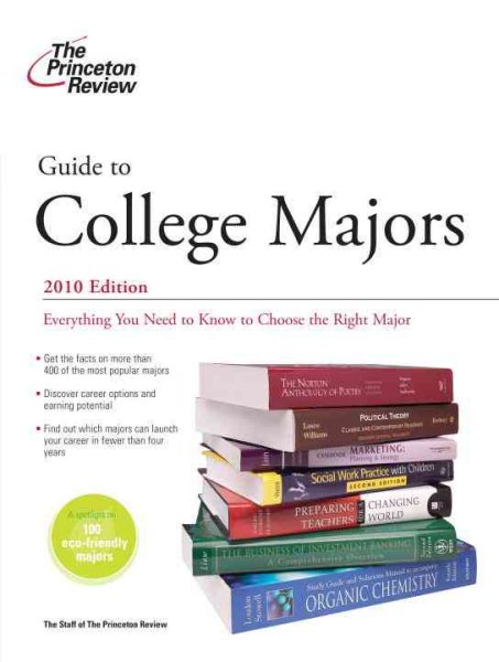 Guide to College Majors- 2010: Everything You Need to Know to Choose the Right Major【金石堂、博客來熱銷】