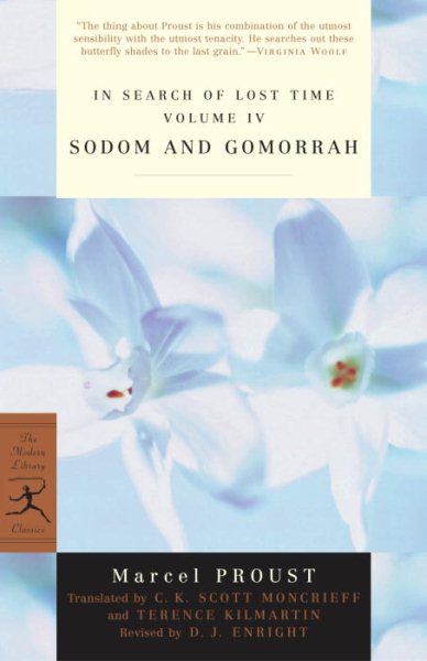 In Search Of Lost Time Volume Ivsodom And Gomorrah
