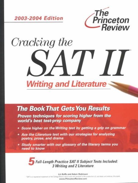 Cracking the SAT II Writing and Literature