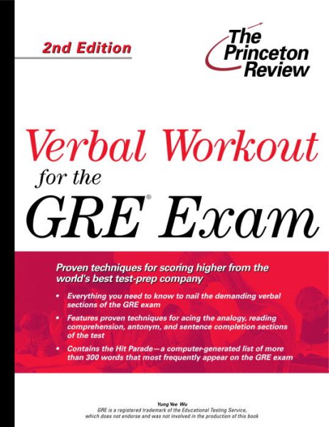 Verbal Workout for the GRE【金石堂、博客來熱銷】