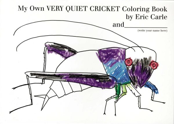 My Own Very Quiet Cricket Coloring Book【金石堂、博客來熱銷】