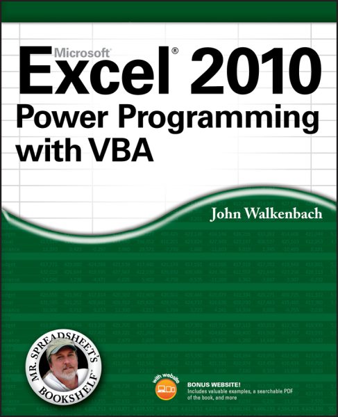 Excel 2010 Power Programming with VBA【金石堂、博客來熱銷】