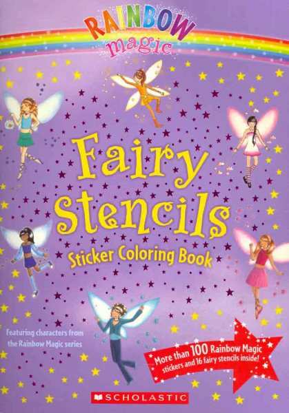 Fairy Stencils Sticker Coloring Book【金石堂、博客來熱銷】