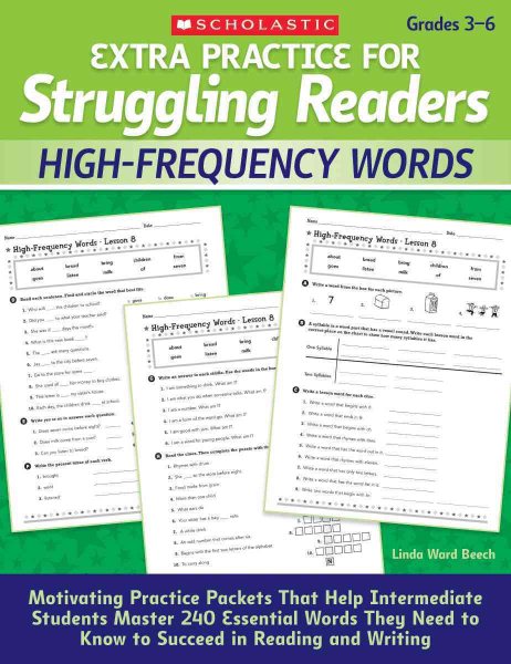 Extra Practice for Struggling Readers: High-Frequency Words【金石堂、博客來熱銷】