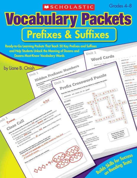 Vocabulary Packets: Prefixes & Suffixes【金石堂、博客來熱銷】