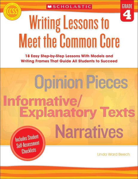 Writing Lessons to Meet the Common Core, Grade 4