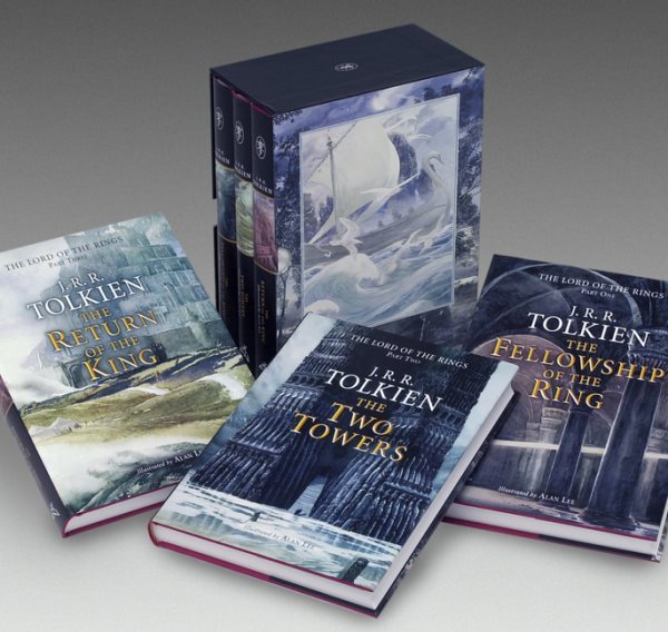 The Lord of the Rings Boxed Set (Alan Lee Illustrated Hardcover Edition) 魔戒1-3套書