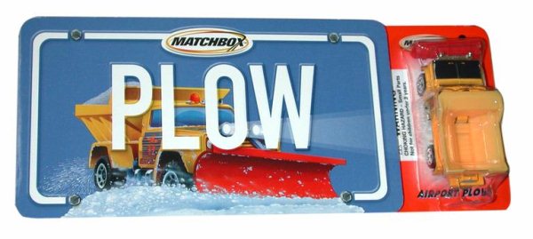 Plow with Airport Plow (Matchbox Hero City License Plate Book Series)