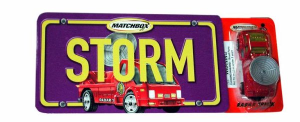 Storm with Radar Truck (Matchbox Hero City License Plate Book Series)