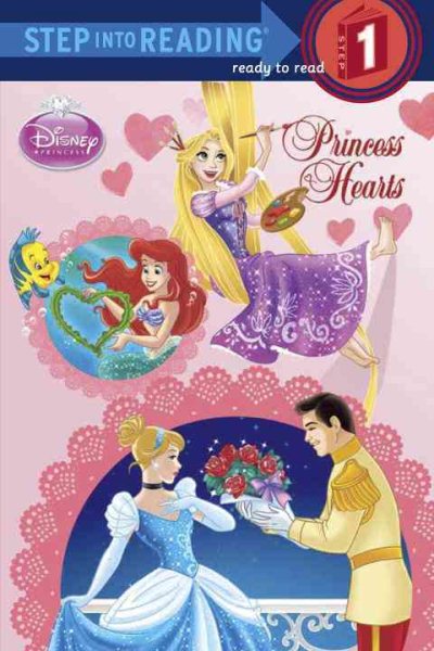 Princess Hearts Step into Reading Book