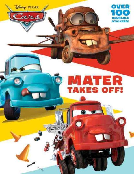 Mater Takes Off! Deluxe Reusable Sticker Book