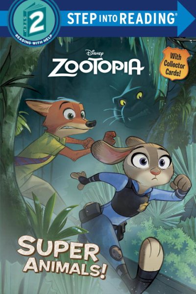 Zootopia：Super Animals! (Step into Reading) 動物方城市英語閱讀書(附收藏卡片)【金石堂、博客來熱銷】