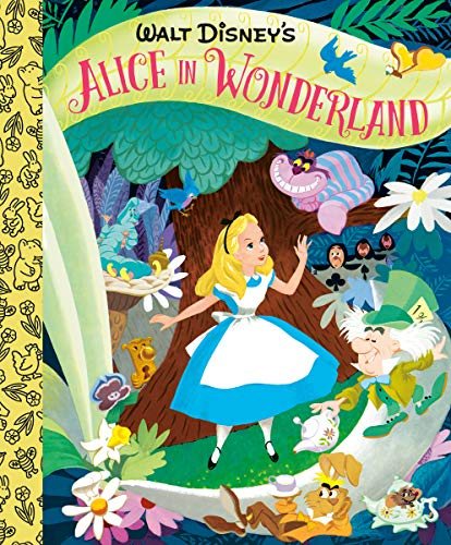 Walt Disney`s Alice in Wonderland Little Golden Board Book (Disney Classic)