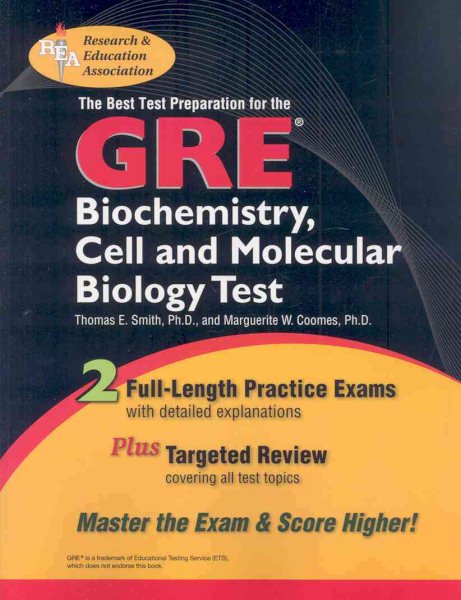 Gre Biochemistry, Cell And Molecular Biology- the Very Best Test Prep【金石堂、博客來熱銷】
