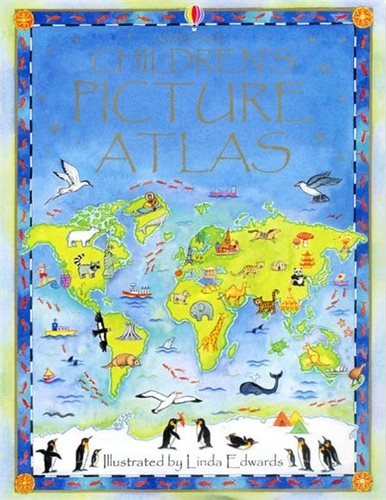 The Usborne Children`s Picture Atlas 兒童世界地圖【金石堂、博客來熱銷】
