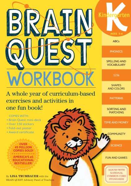 Brain Quest Workbook Kindergarten【金石堂、博客來熱銷】