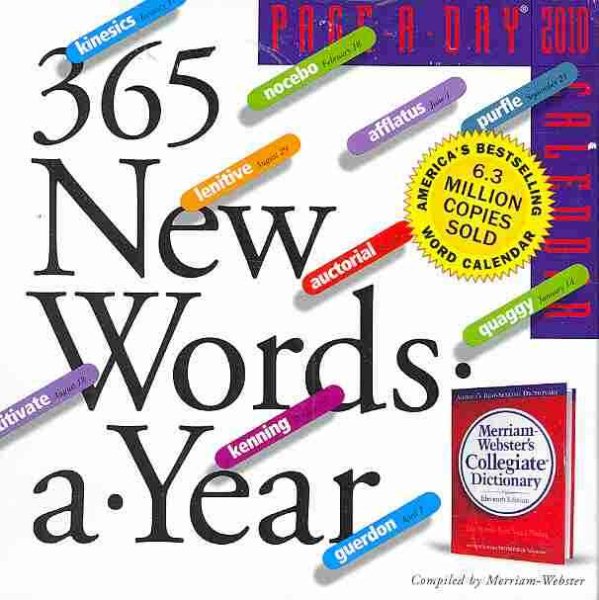 365 New Words a Year 2010 Calendar