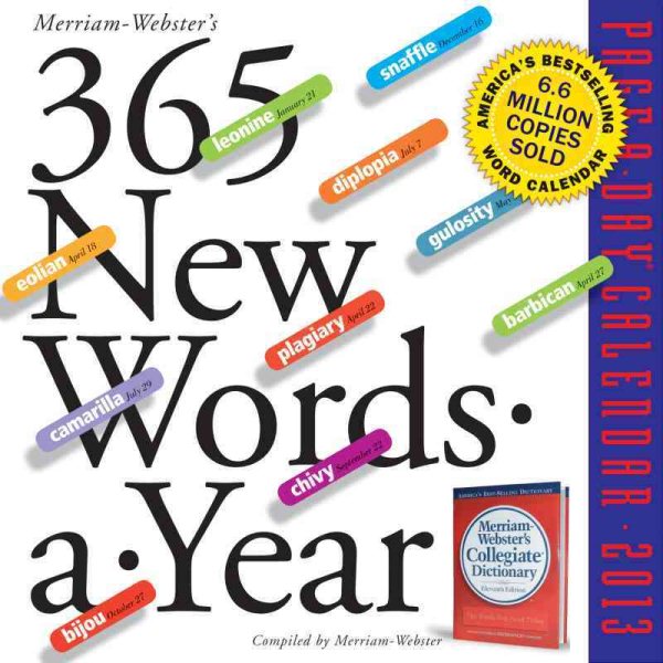 365 New Words-a-Year 2013 Calendar