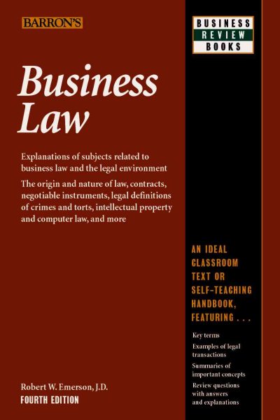 Business Law (Barron\