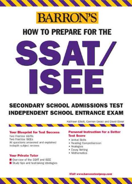 How to Prepare for the SSAT/ISEE【金石堂、博客來熱銷】