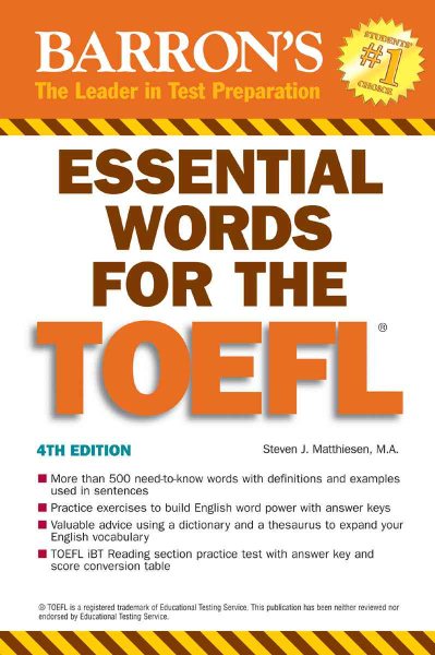 Essential Words for the Toefl【金石堂、博客來熱銷】