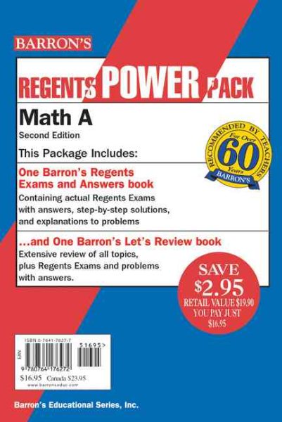 Math A Regents Power Pack