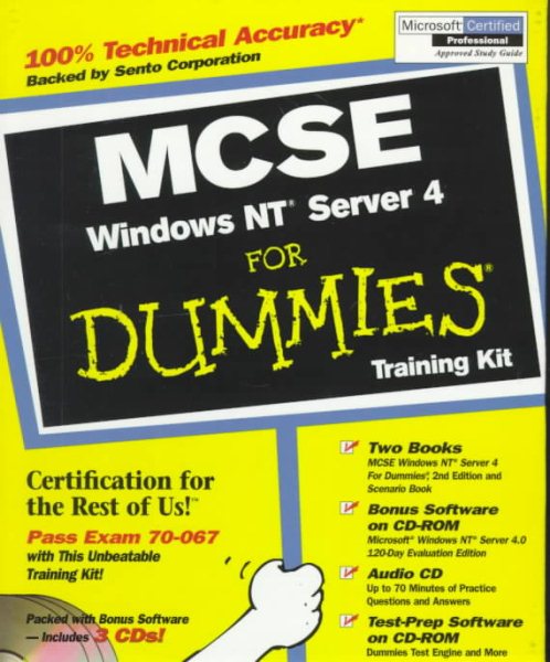MCSE Windows NT Server 4 for Dummies Training Kit with CD-ROM